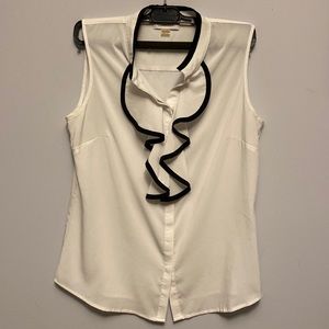 Calvin Klein no sleeve blouse size S